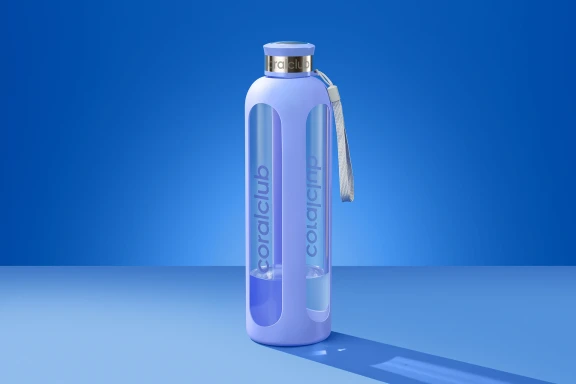 Bottiglia in vetro "Clear Water"